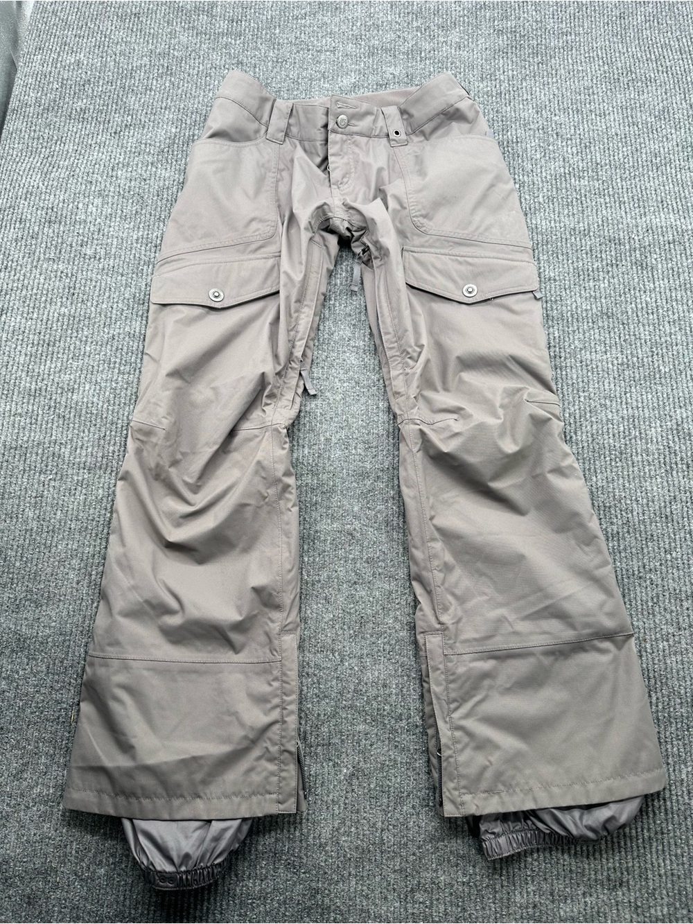 Burton Men's Light Taupe Cargo Snow Pants